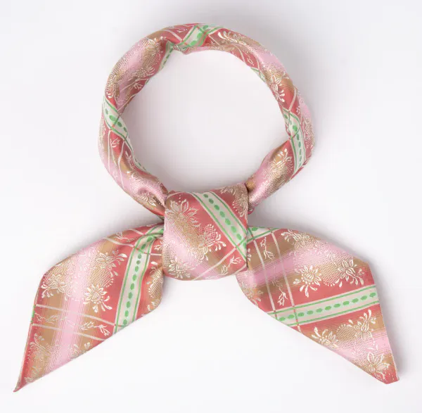 Hovedbilde Silkeskjerf- Maria, lys rosa