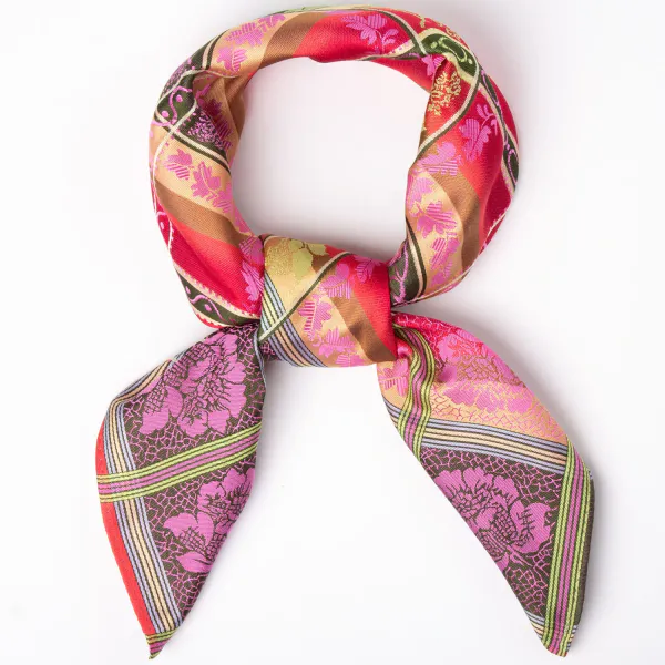 Hovedbilde Silkeskjerf - Eufemia, rosa