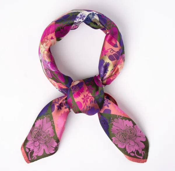 Hovedbilde Silkeskjerf - Estelle, rosa