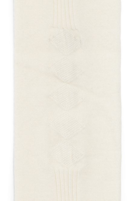 Hovedbilde  Arva bunadsstrømper - Diamant merino, kremhvit